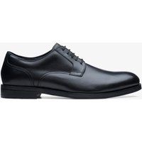 Klassischer schwarzer Derby-Schuh aus Leder