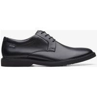 Klassische schwarze Oxford-Lederschuhe