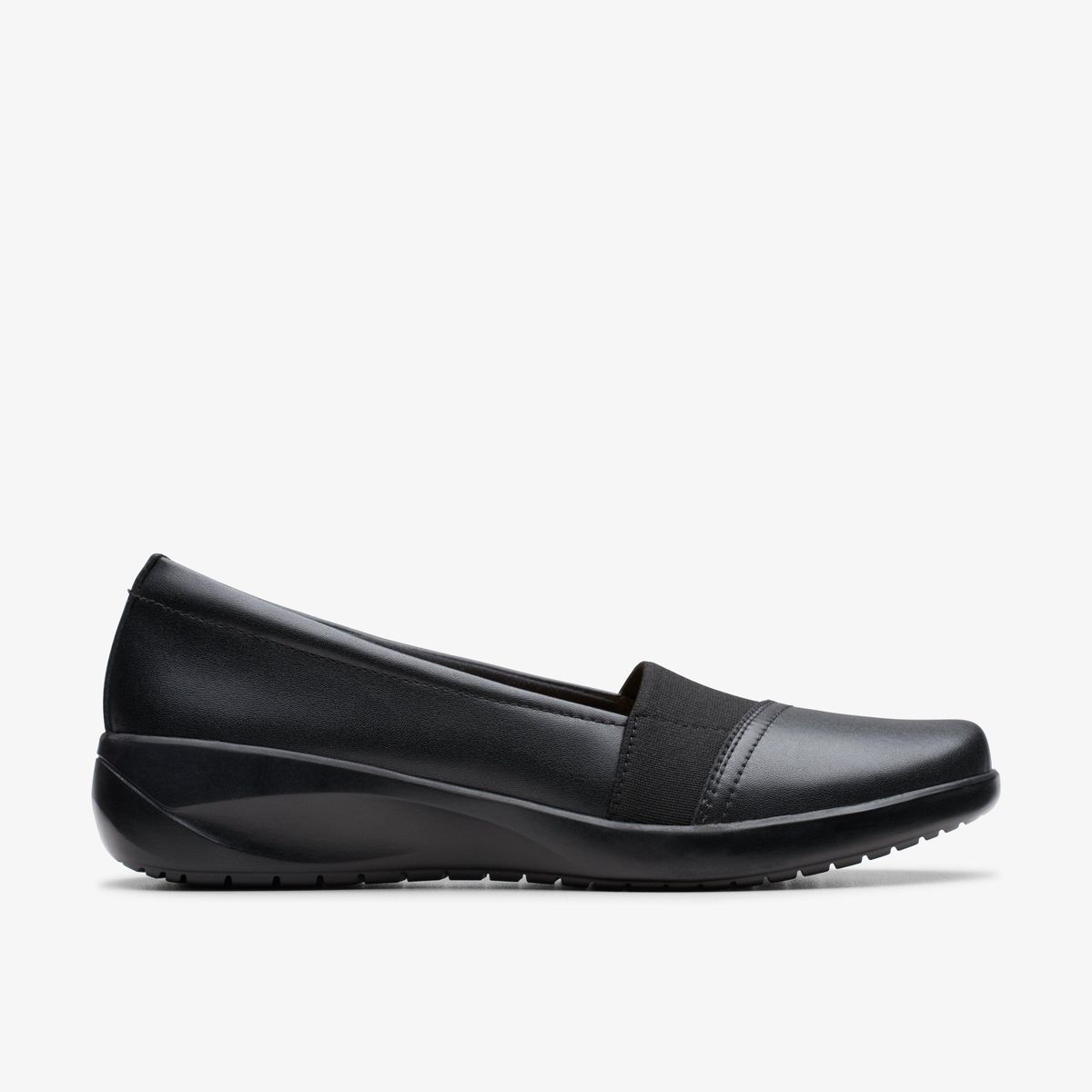 Professioneller Leder-Slipper mit Keilsohle