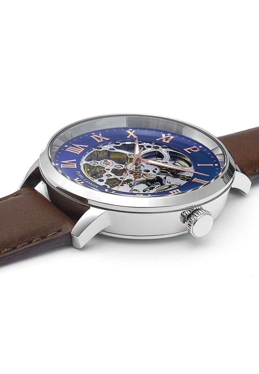 Automatikuhr mit offenem Zifferblatt für Herren