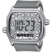 Goldfarbene Digitaluhr mit schwarzem Armband