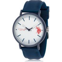 Minimalistische Quarzuhr mit Silikonarmband