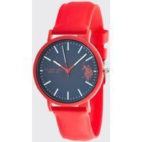 Unisex Rote Silikonarmbanduhr