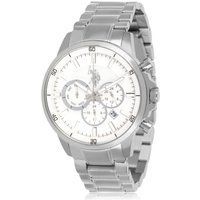 Klassische silberne Chronograph-Uhr