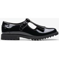 Schwarzer Mary Jane Lackschuh