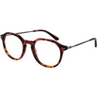 Klassische runde Schildpatt-Brille