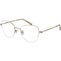 Schmetterling Halbrand Metallrahmen Brille