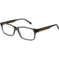 Rechteckige Vollrandbrille in Grau