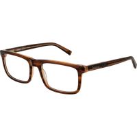 Braune rechteckige Vollrandbrille