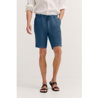 Herren Bermuda Shorts aus Leinen-Baumwollmischung