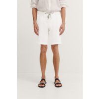 Modern Fit Bermuda-Shorts aus Leinenmischung