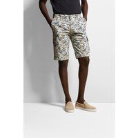 Bedruckte Cargo Bermuda Shorts aus Baumwoll-Twill