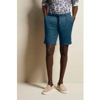 Bermuda-Shorts aus Leinenmischung mit Kordelzug