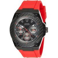 Sportliche Multifunktions-Silikonuhr Rot
