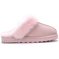 Gemütliche Wildleder Hausschuhe mit Shearlingfutter