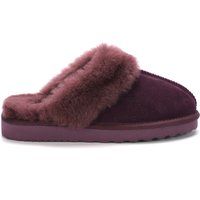 Gemütliche Wildleder Hausschuhe mit Shearlingfutter