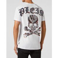 T-Shirt mit Totenkopf-Grafikprint aus Baumwolle