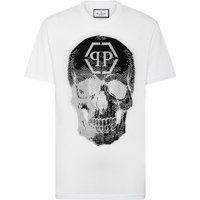 Grafik Schädel Baumwolljersey T-Shirt