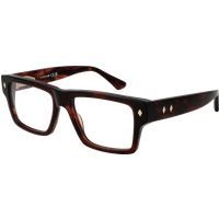 Rechteckige Acetat-Brille mit Vollrand