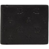 Präge-Logo Lederbrieftasche