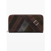 Patchwork Portemonnaie mit Reißverschluss