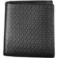 Geprägte Monogramm Leder Bifold Brieftasche