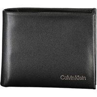 Klassische schwarze Leder-Bifold-Geldbörse
