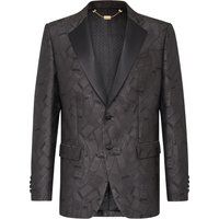 Dinner Blazer mit Goldbarren-Jacquard