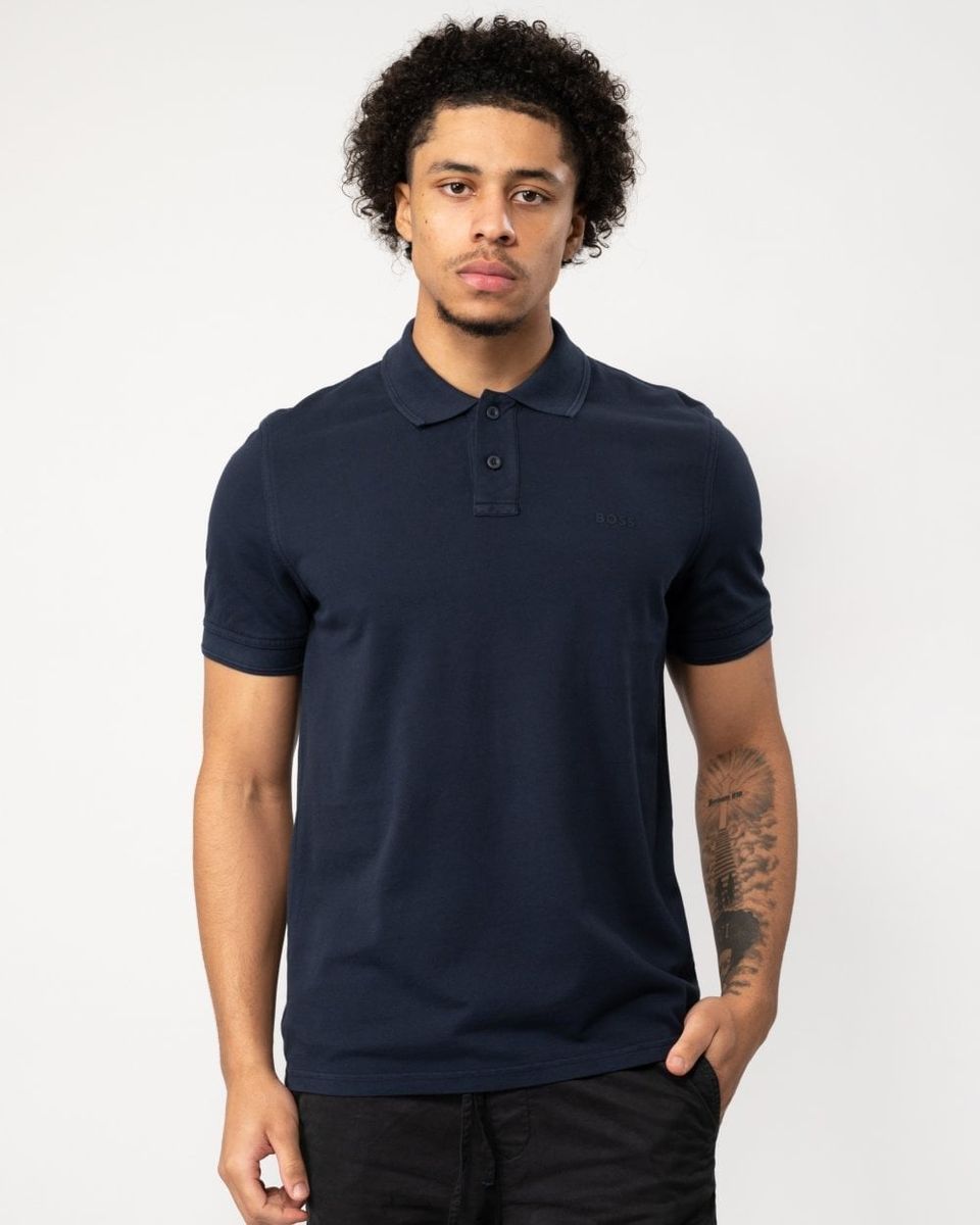 Regular Fit Baumwoll-Piqué Polo-Shirt