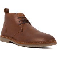 Dune Cashed Wildleder Herren Chestnut Stiefeletten