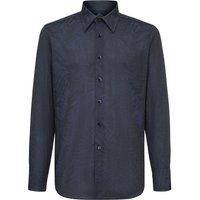 Slim Fit Hemd mit Palmenmuster