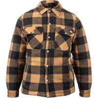 Herren-Hemdjacke mit gepolstertem Büffelkaromuster
