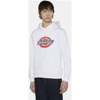 Herren Icon Logo Schwarzer Kapuzenpullover