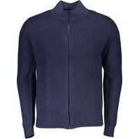 Rippstrick-Cardigan mit Reißverschluss