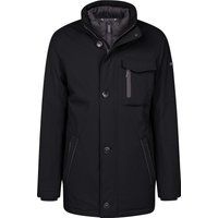 Herren Schwarze Regenfeste Alltagsjacke