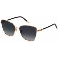 Katzenaugen-Sonnenbrille mit Farbverlaufsgläsern