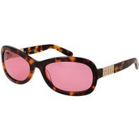 Ovale Sonnenbrille mit Logo-Detail