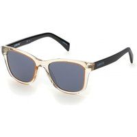 Quadratische Sonnenbrille Beige und Grau