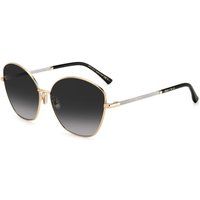 Elegante Cat-Eye-Sonnenbrille mit Glitzerbügeln