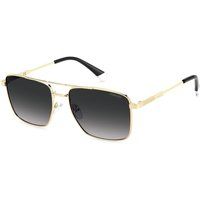 Quadratische Sonnenbrille mit Metallrahmen