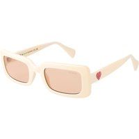 Rechteckige Herz-Sonnenbrille
