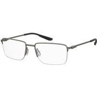 Halbrahmlose rechteckige Brille