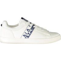 Weiße lässige Low-Top-Sneakers