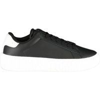 Plateau-Sneakers in Schwarz und Weiß