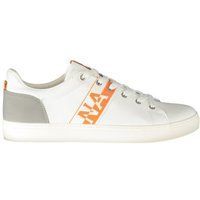 Weiße lässige Low-Top-Sneakers