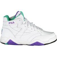 Weiße High-Top-Retro-Basketball-Sneakers