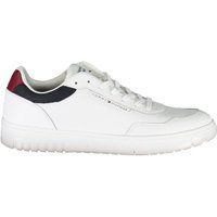 Sauberer, weißer Low-Top-Fashion-Sneaker