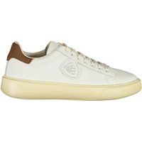 Off-White Leder Low-Top Sneaker