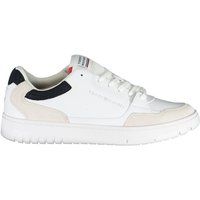 Court-inspirierter, farblich abgesetzter Low-Top-Sneaker