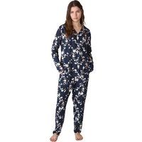 Viskose Pyjama Set mit Blumendruck
